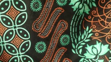 Endonezya kumaş dokusu, tekstil, duvar kağıdı, batik desen arka plan