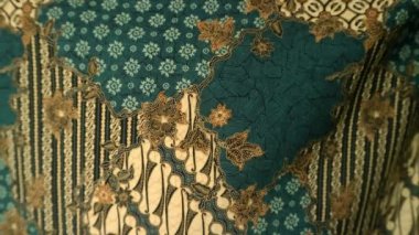 Endonezya kumaş dokusu, tekstil, duvar kağıdı, batik desen arka plan