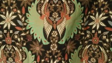 Endonezya kumaş dokusu, tekstil, duvar kağıdı, batik desen arka plan