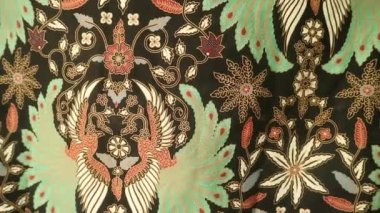 Endonezya kumaş dokusu, tekstil, duvar kağıdı, batik desen arka plan