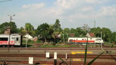 Kotabaru tren istasyonu, Malang, Doğu Java, Endonezya