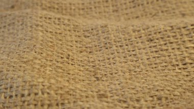 Kırsal bir çuval beyazı izole edilmiş beyaz arkaplan, kaliteli DIY ürünleri kataloğu için mükemmel desenli arkaplan, kopyalama alanı