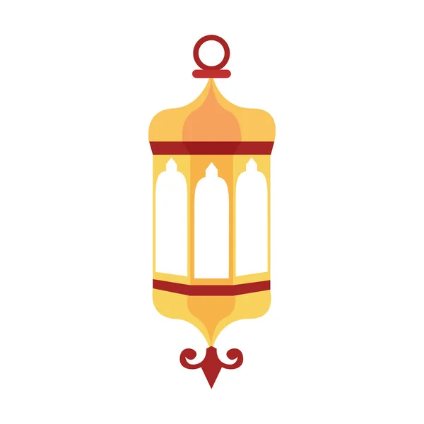 Ісламський Ліхтар Ілюстрація Символи Рамадан Мубарак Повісні Золоті Ліхтарі Арабічні — стоковий вектор