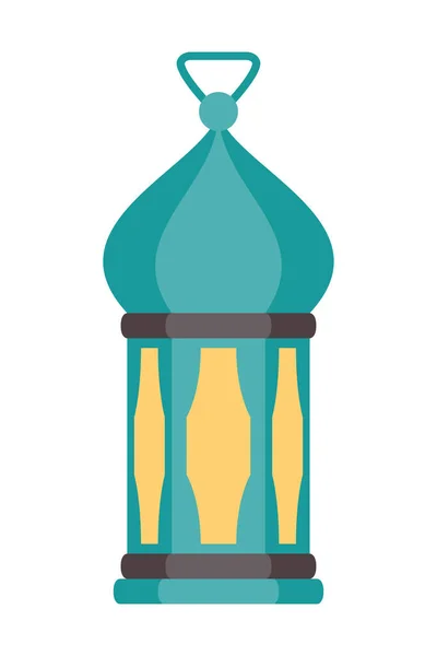 Illustration Lanterne Islamique Symboles Ramadan Moubarak Lanternes Suspendues Lampes Arabes — Image vectorielle