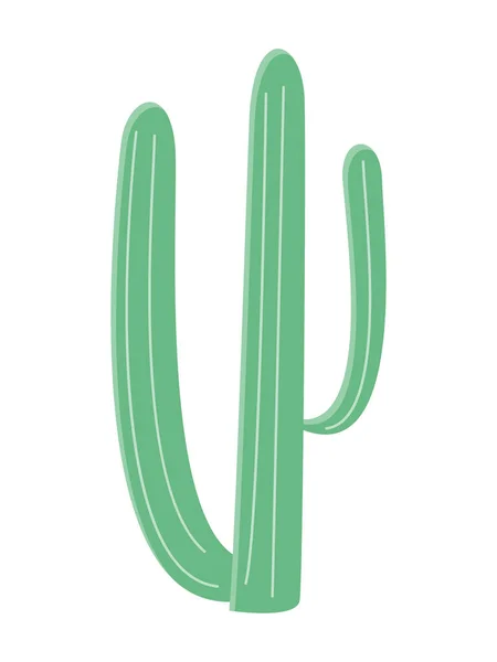Ilustración Cactus Estilo Plano Sobre Fondo Blanco Inicio Plantas Cactus — Vector de stock