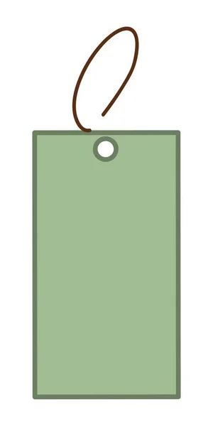 Étiquettes Boîte Cadeau Vierges Étiquettes Vente Avec Corde Autocollants Style — Image vectorielle