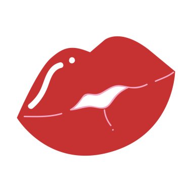 Sevgililer Günü İllüstrasyonu. Çıkartmalar, tebrikler, hatıra defteri, davetiyeler, planlamacılar. Vektör illüstrasyonu