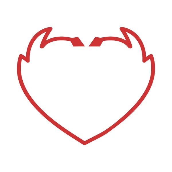 Heart Arrow Element Hand Drawn Arrows Hearts Design Elements Valentine — Stock Vector
