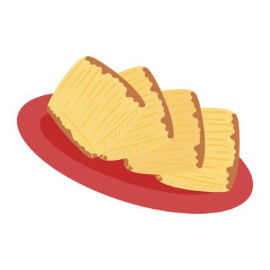 El Çizimi Geleneksel Endonezya Gıda Çizimi