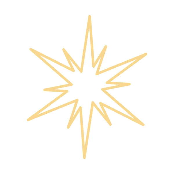Funkelnde Effektillustration Gelb Gold Orange Funkeln Symbole Vektor Funkel Ikone — Stockvektor