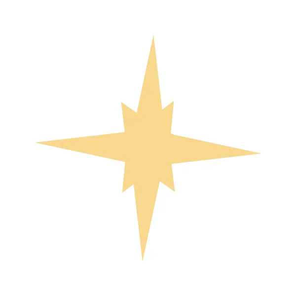 Funkelnde Effektillustration Gelb Gold Orange Funkeln Symbole Vektor Funkel Ikone — Stockvektor
