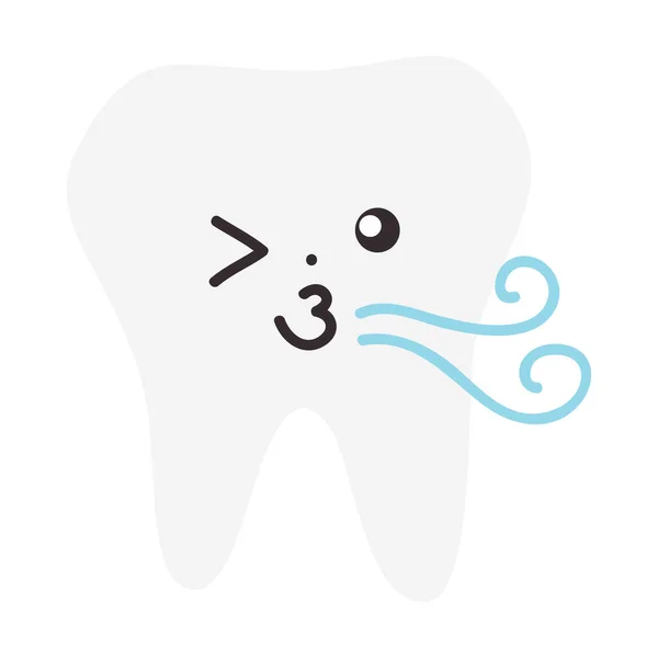 Ілюстрація Персонажів Мультфільму Зубів Мультяшний Стоматологічний Персонаж Милий Талісман Стоматолога — стоковий вектор