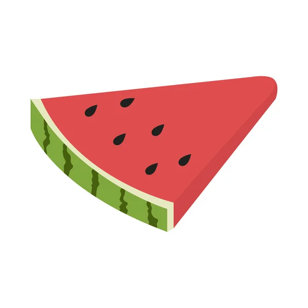 Frische Und Saftige Ganze Wassermelonen Und Scheiben Illustration Cartoon Frische — Stockvektor