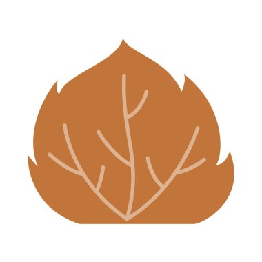 Çalılıklar ve Çimen Çizimleri. Basit soyut çiçekli düz çizgi film vektör çizimi. Bahçe yeşili bitki beyaz arka planda izole. Yankı ögesi