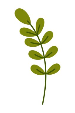 Bahar Elementi İllüstrasyonu Beyaz Arkaplanda İzole Edildi. Bahçıvanlık ve baharda çizilmiş elementler. Çiçek ve Hayvan Baharı karalama seti. Sevimli bahar tırmanışları, Paskalya elementleri.