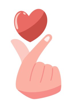 Sevgililer Günü Element İllüstrasyonu Beyaz Arkaplanda İzole Edildi. Valentine Simgesi. Pembe Sevgililer Günü elementi. Çıkartma kiti şablonu, Tebrik ederim, Davetiyeler, Planlamacılar. 