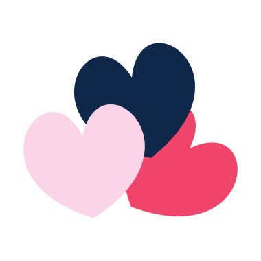 Günlük planlayıcı ve günlük için sevimli aşk etiketleri. Sevgililer Günü için koleksiyon defteri tasarım elementleri. Grafik ve web tasarımı için el yazması çıkartmalar ve etiketler.