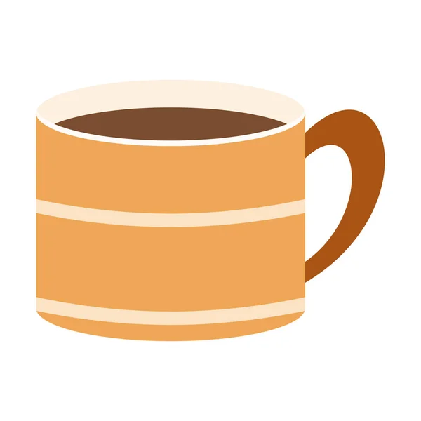 Иллюстрация Кофе Изолированы Белом Backgroud Чашка Кофе Кофе Льдом Горячий — стоковый вектор