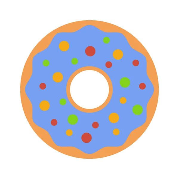 Deliciosos Donuts Anel Ilustrações Vector Ilustração Desenhos Animados Para Seu —  Vetores de Stock