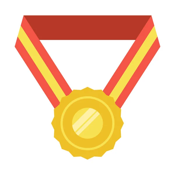 Χρυσό Μετάλλιο Εικονίδιο Βραβείου Νικητή Λογότυπο Κατάλληλο Για Σχεδιαστικό Στοιχείο — Διανυσματικό Αρχείο