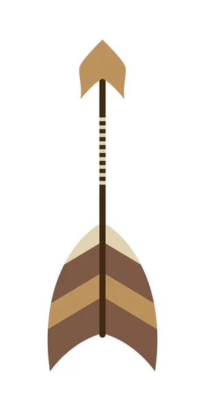 Иллюстрация Этнических Стрел Стрела Плоском Дизайне Элемент Декоративного Дизайна Стиле — стоковый вектор