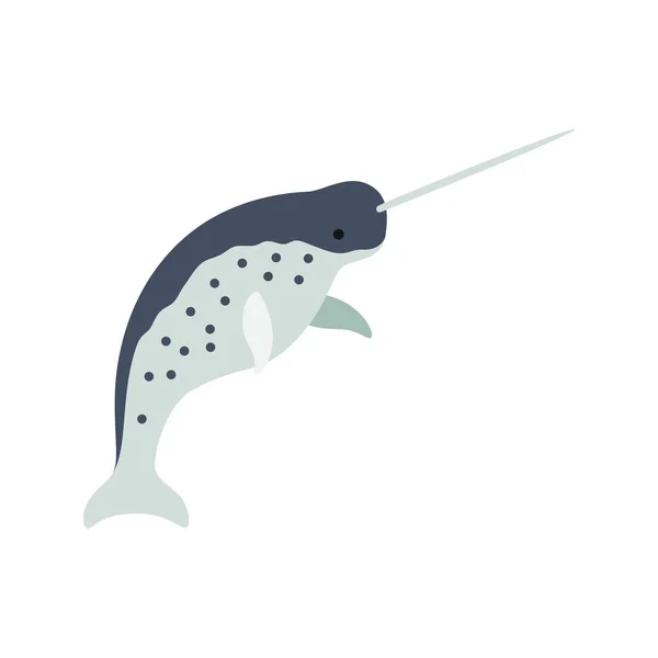 Illustrazione Degli Animali Marini Abitanti Del Mare Vita Sottomarina Oceanica — Vettoriale Stock