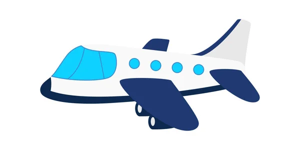 Avião Cartoon Illustration Toy Transport Definido Vetor Versão Colorida Brinquedos — Vetor de Stock