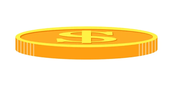 美元货币的矢量图解 美元货币图标 收银机 货币支付 美元标志 — 图库矢量图片
