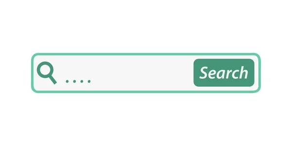 Search Bar Design Website Search Address Navigation Bar Icon Templates — Stock Vector