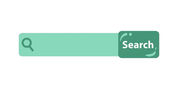 Search Bar Design Website Search Address Navigation Bar Icon Templates — Stock Vector