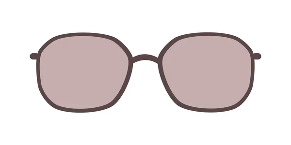Brýle Ikona Brýlí Vektorová Ilustrace Plochý Design Vtipné Letní Brýle — Stockový vektor