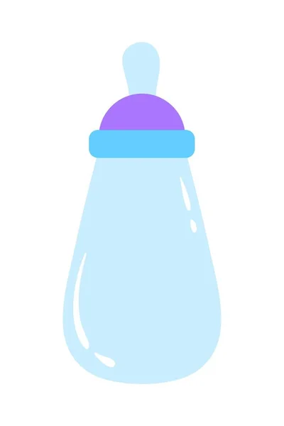 Elemento Diseño Ducha Baby Boy Con Color Azul Aislado Sobre — Vector de stock