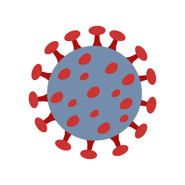 Viren Und Bakterien Design Illustration Isoliert — Stockvektor