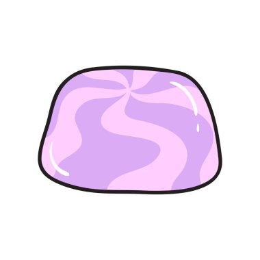 Şekerleme Çizgi Filmi Beyazlar Altında İzole Edildi. Tatlı şeker karikatür resimleri