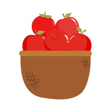 Elma Resimleri Beyaz Arkaplanda İzole Edildi