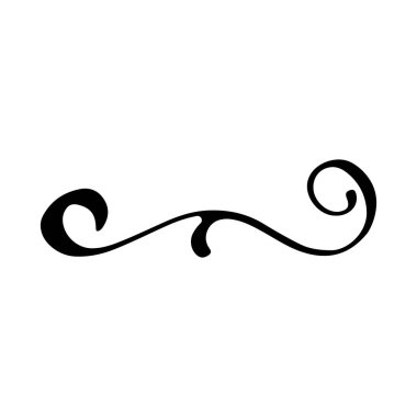 Klasik dekoratif unsur. Tasarım ve dekorasyon için el çizimi vektör çizimi. Vintage bölücüler, çerçeveler, gösteriler ve gelişmeler.