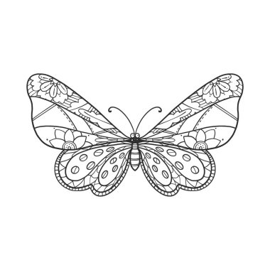 Kelebek Mandala Alıntıları, Kelebek Mandala Yazılı Poster, Çanta, Kupa, Tişört Tasarımı, Kelebek Mandala