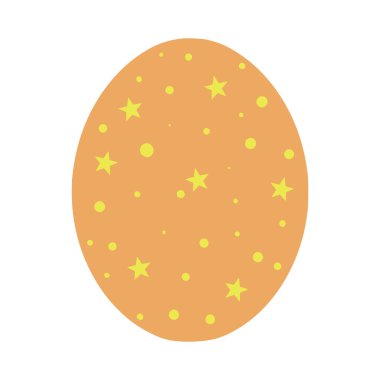 Paskalya yumurtaları, Paskalya Bayramı festivali ikonu seti, dekorasyon desenli devekuşu yumurta ikonları koleksiyonu, logo izole vektör çizimi