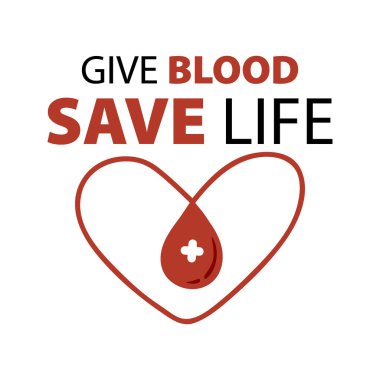 Basılabilir posterler, kartlar, tişört tasarımı vb. için kan bağışçısı alıntıları. Dünya Kan Bağışı Tasarımı.