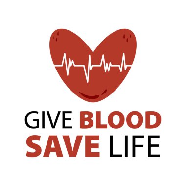 Basılabilir posterler, kartlar, tişört tasarımı vb. için kan bağışçısı alıntıları. Dünya Kan Bağışı Tasarımı.