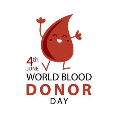 Basılabilir posterler, kartlar, tişört tasarımı vb. için kan bağışçısı alıntıları. Dünya Kan Bağışı Tasarımı.