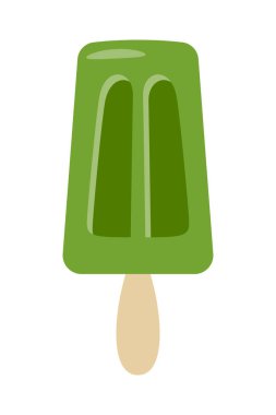 Dondurma Çizimi. Dondurma takımı. Renkli dondurma külahları ve dondurmalar..