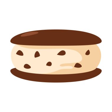 Dondurma Çizimi. Dondurma takımı. Renkli dondurma külahları ve dondurmalar..