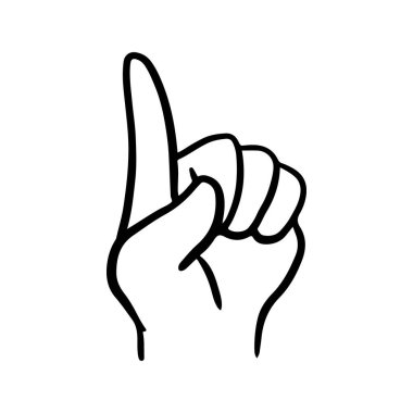 Çocuklar El Hareketi İşareti ve Sembol. El Hareketleri Özeti 