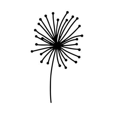 Karahindiba Ana Hattı Clipart Tasarımı