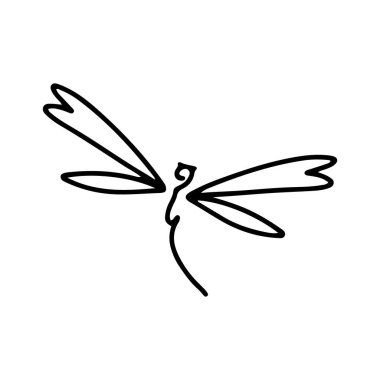 Şirin küçük yusufçuk özet çizimi, yusufçuk çizgisi sanatı