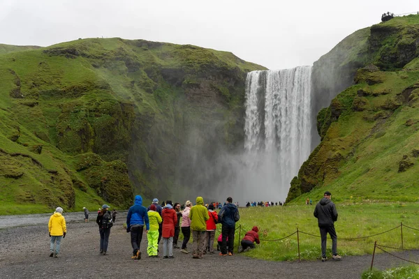 Skogar Iceland 2023 Skogafoss Waterfall Iceland — 스톡 사진