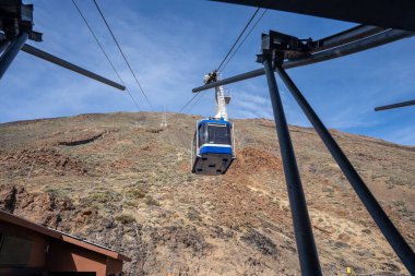 Mount Teide teleferik Volcano kadar gidiyor