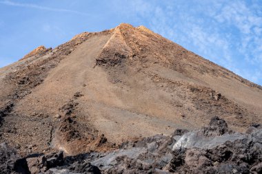 Teide Dağı 'nın Mirador del Teide, Teide Ulusal Parkı, Tenerife, Kanarya Adaları, İspanya manzarası