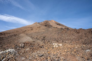 Teide Dağı 'nın Mirador del Teide, Teide Ulusal Parkı, Tenerife, Kanarya Adaları, İspanya manzarası